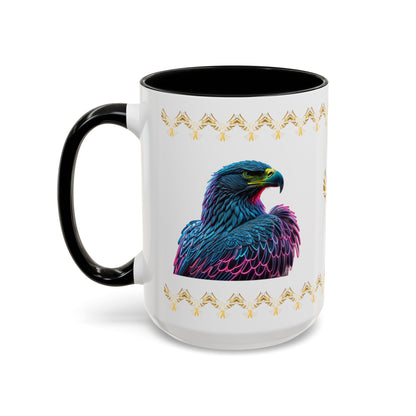 Wings of Resilience: Eagle Accent Coffee Mug (11, 15oz)