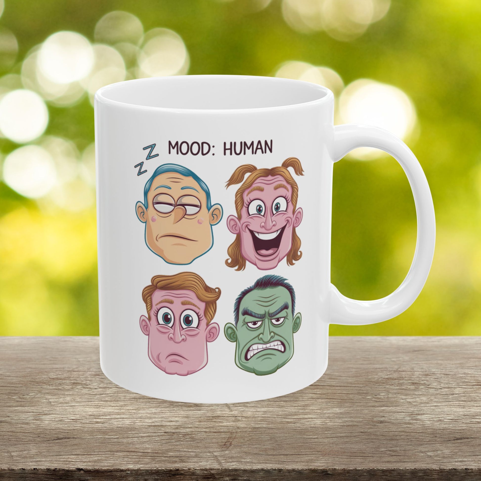 Mood: Human  - Ceramic Mug, (11oz, 15oz)