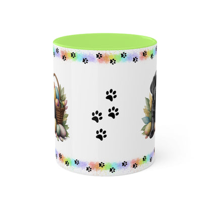 Newfoundland - Eggstra-Adorable Easter Puppy Two-Tone Coffee Mug, 11oz