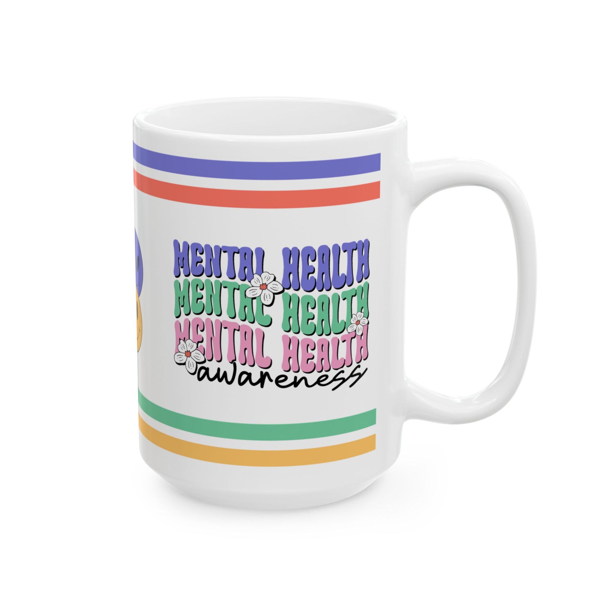 Mental Health Awareness Ceramic Mug, (11oz, 15oz)