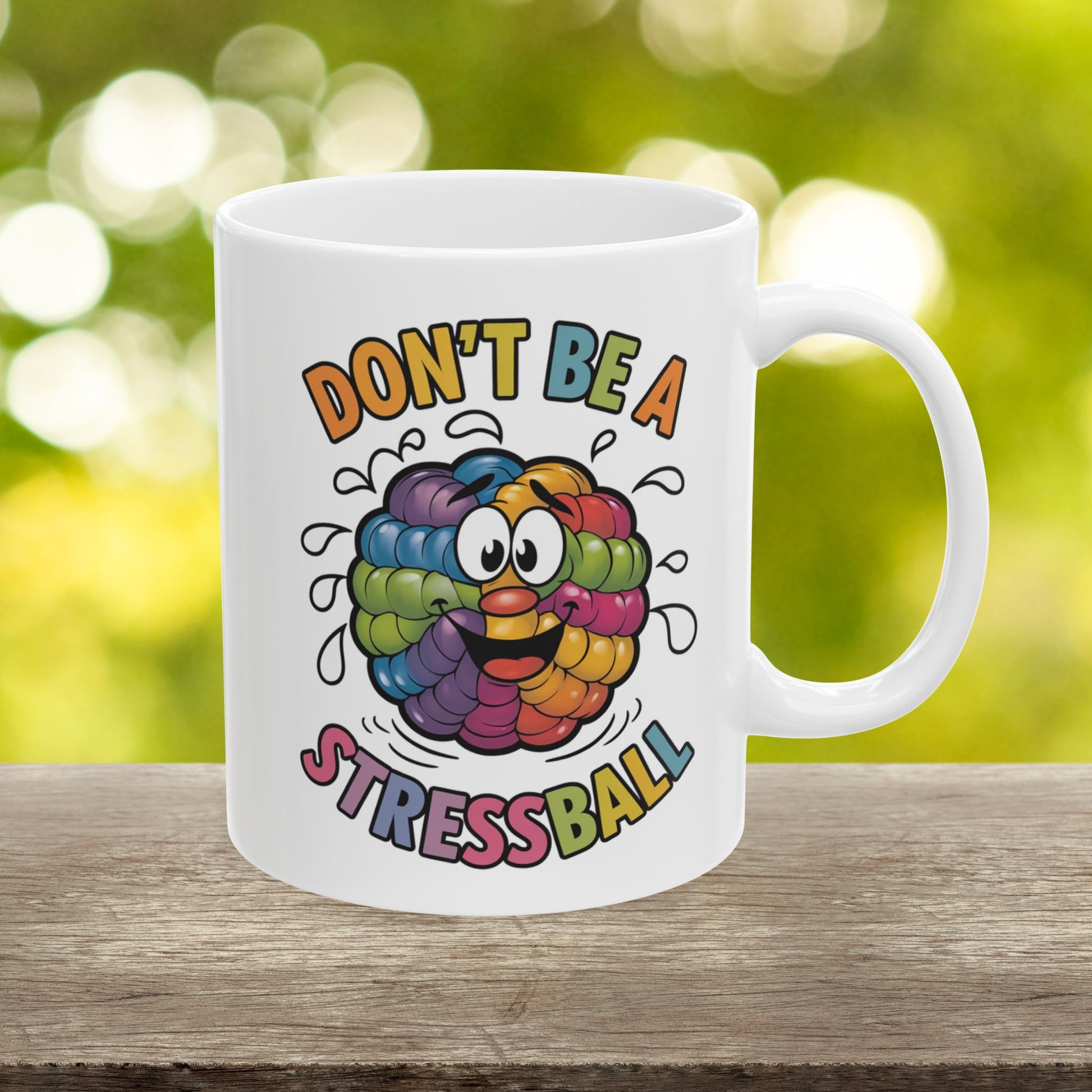 Don't Be A Stressball  - Ceramic Mug, (11oz, 15oz)