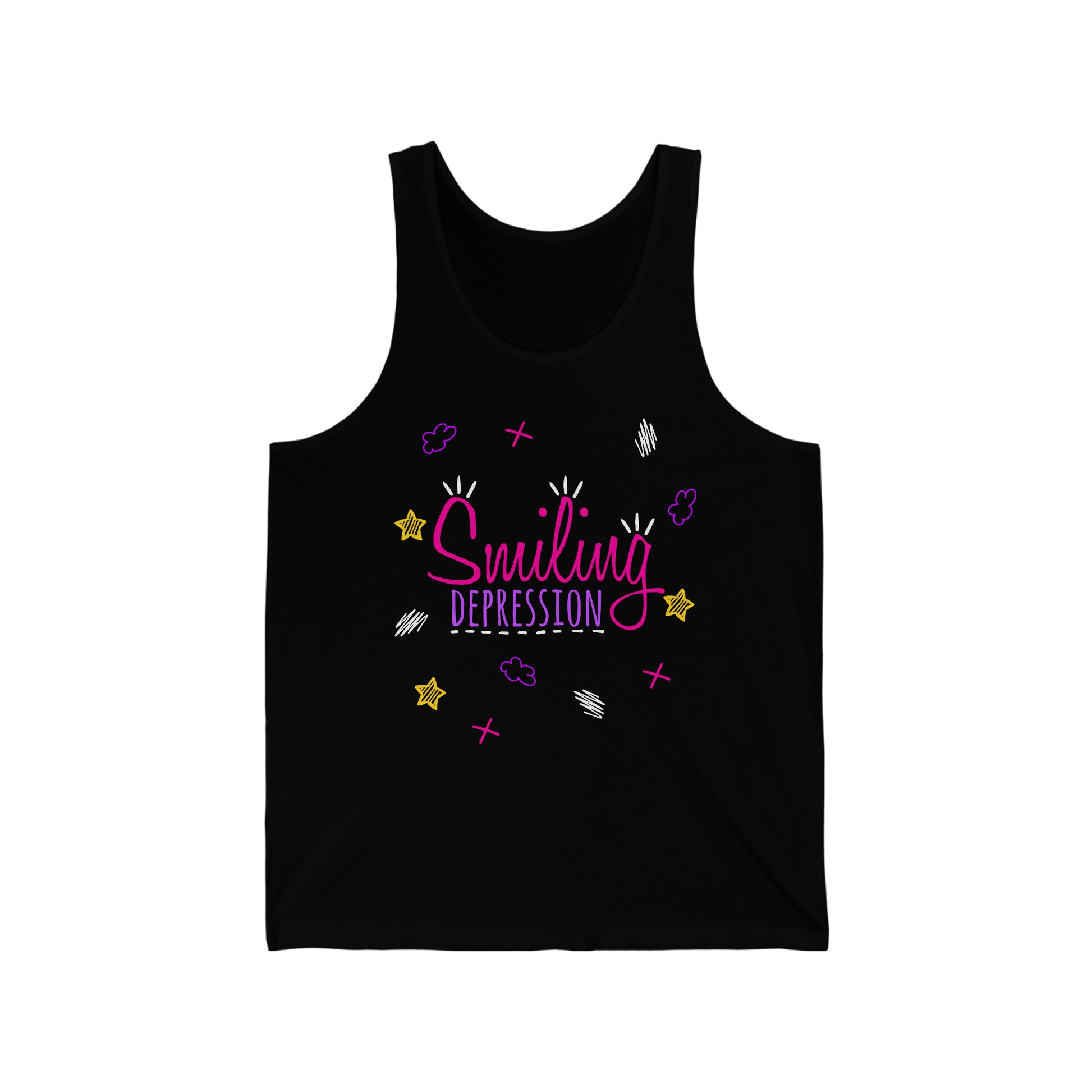 Smiling Depression - Unisex Jersey Tank