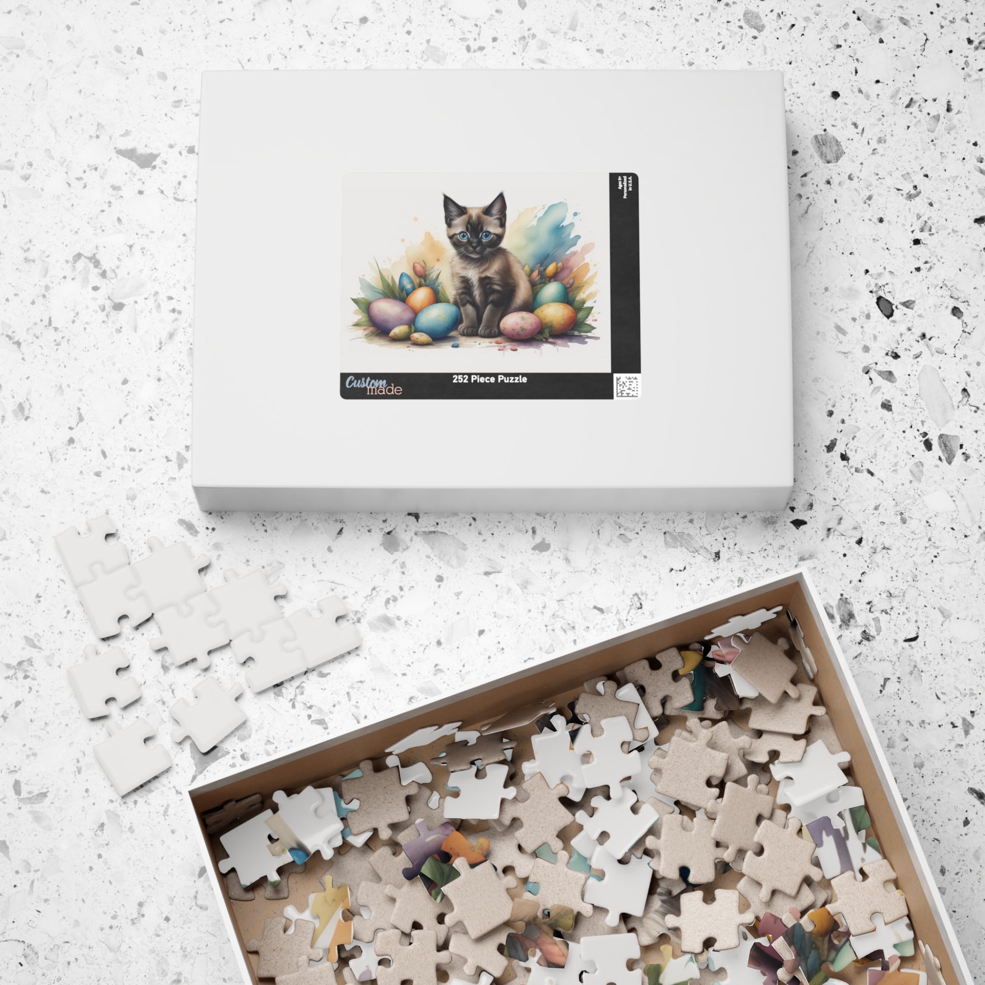 Siamese - Hoppy Paws Easter Delight Mental Health Puzzle