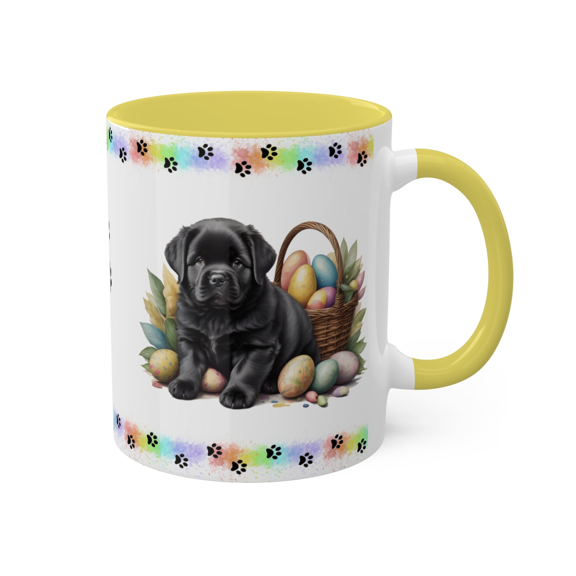 Newfoundland - Eggstra-Adorable Easter Puppy Two-Tone Coffee Mug, 11oz