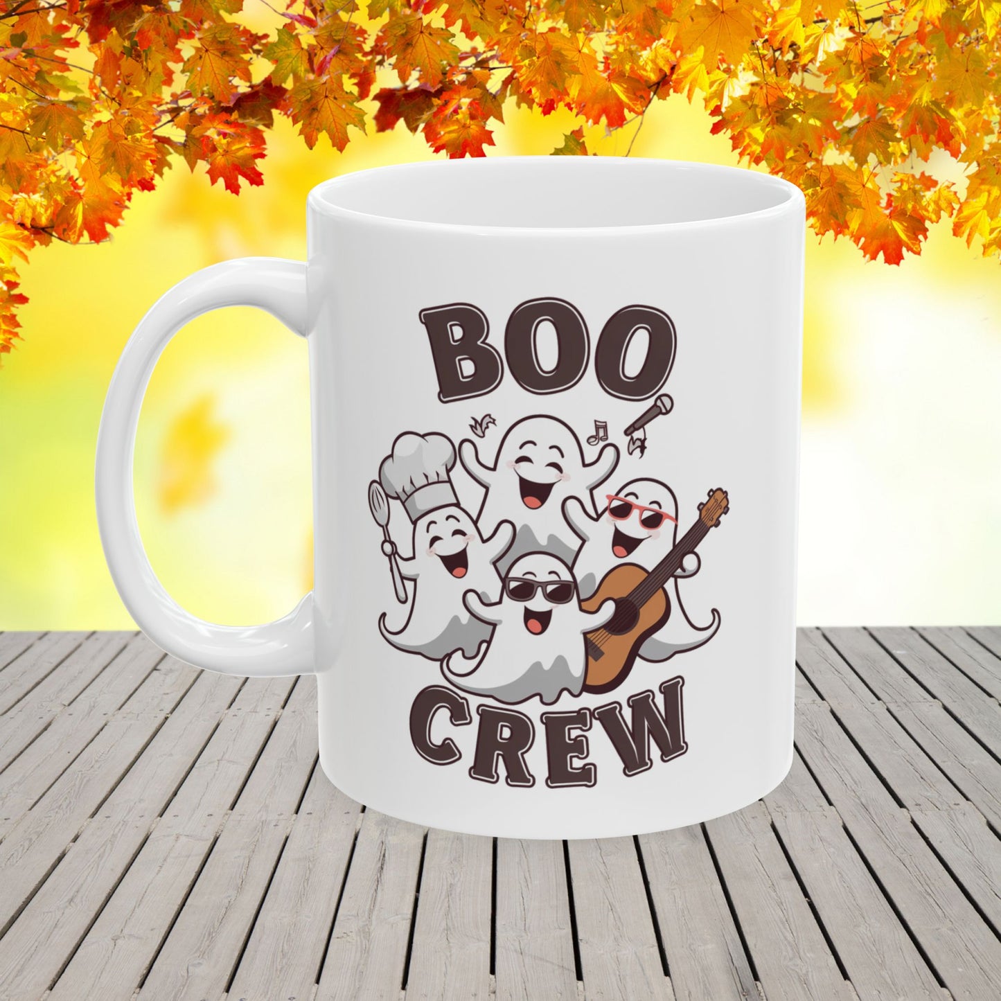 Boo Crew Ceramic Mug, (11oz, 15oz)