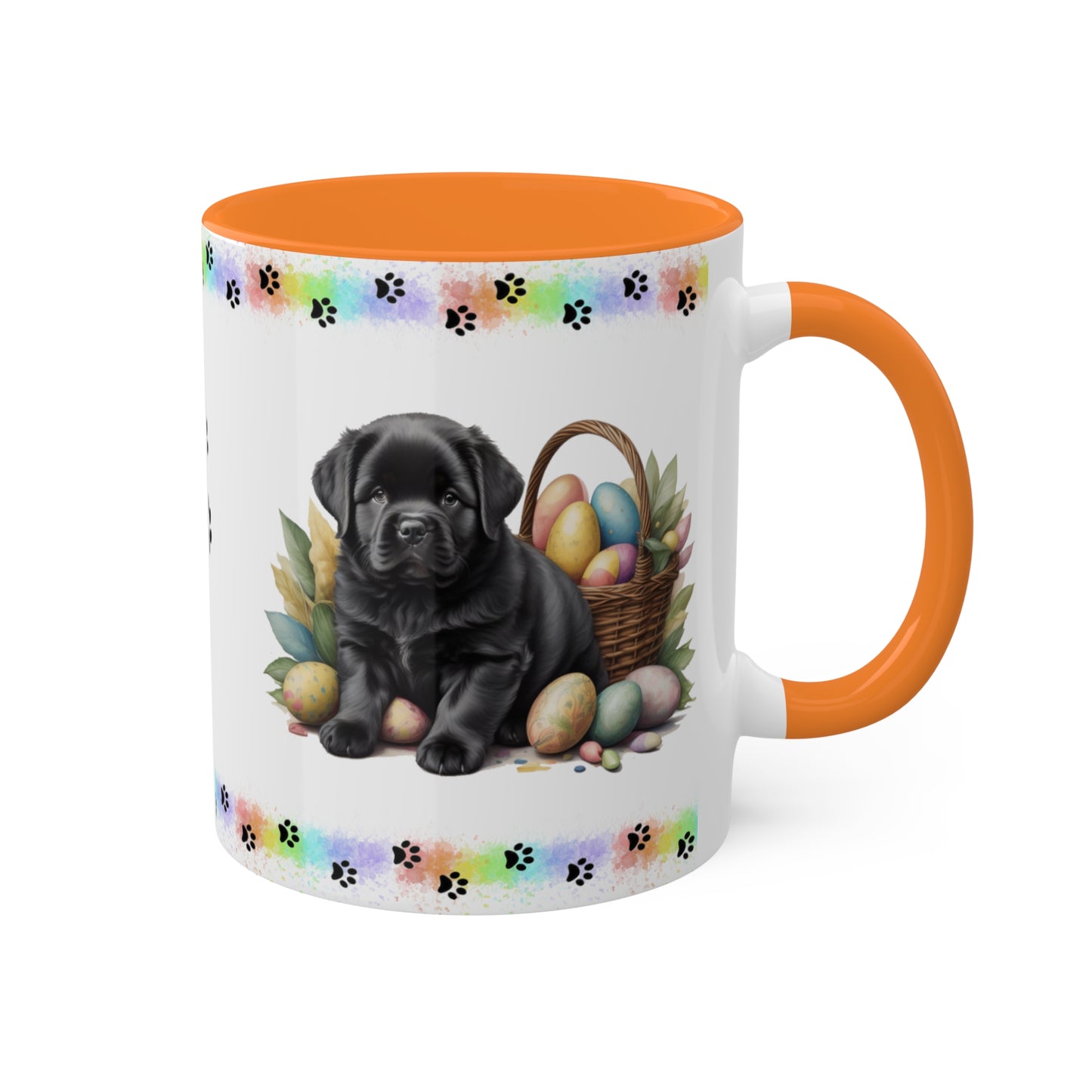 Newfoundland - Eggstra-Adorable Easter Puppy Two-Tone Coffee Mug, 11oz