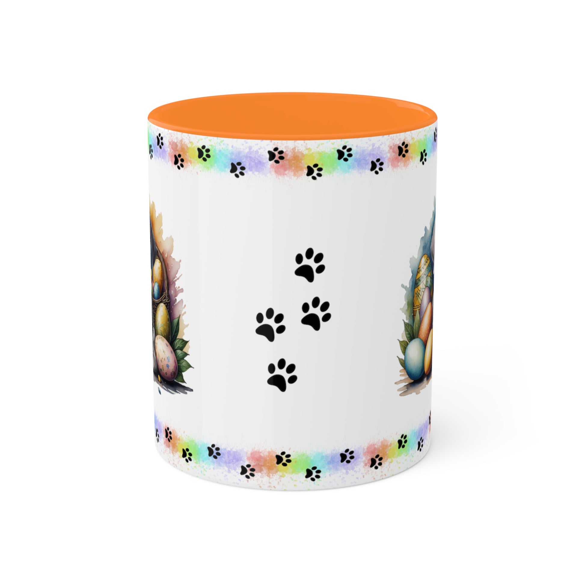 Weimaraner - Eggstra-Adorable Easter Puppy Two-Tone Coffee Mug, 11oz