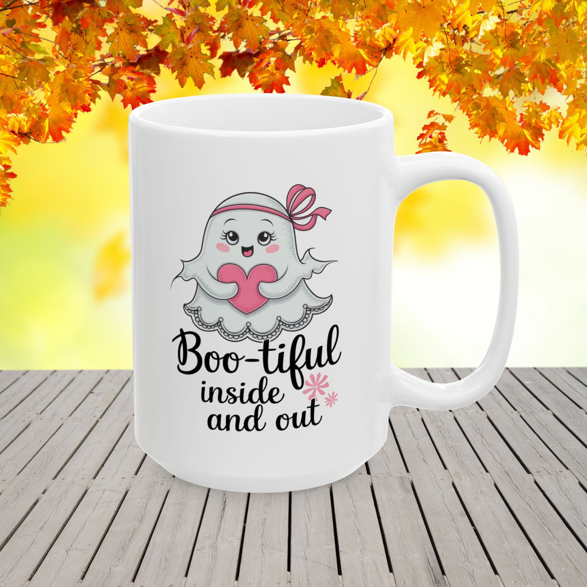 Boo-tiful Inside And Out Ceramic Mug, (11oz, 15oz)