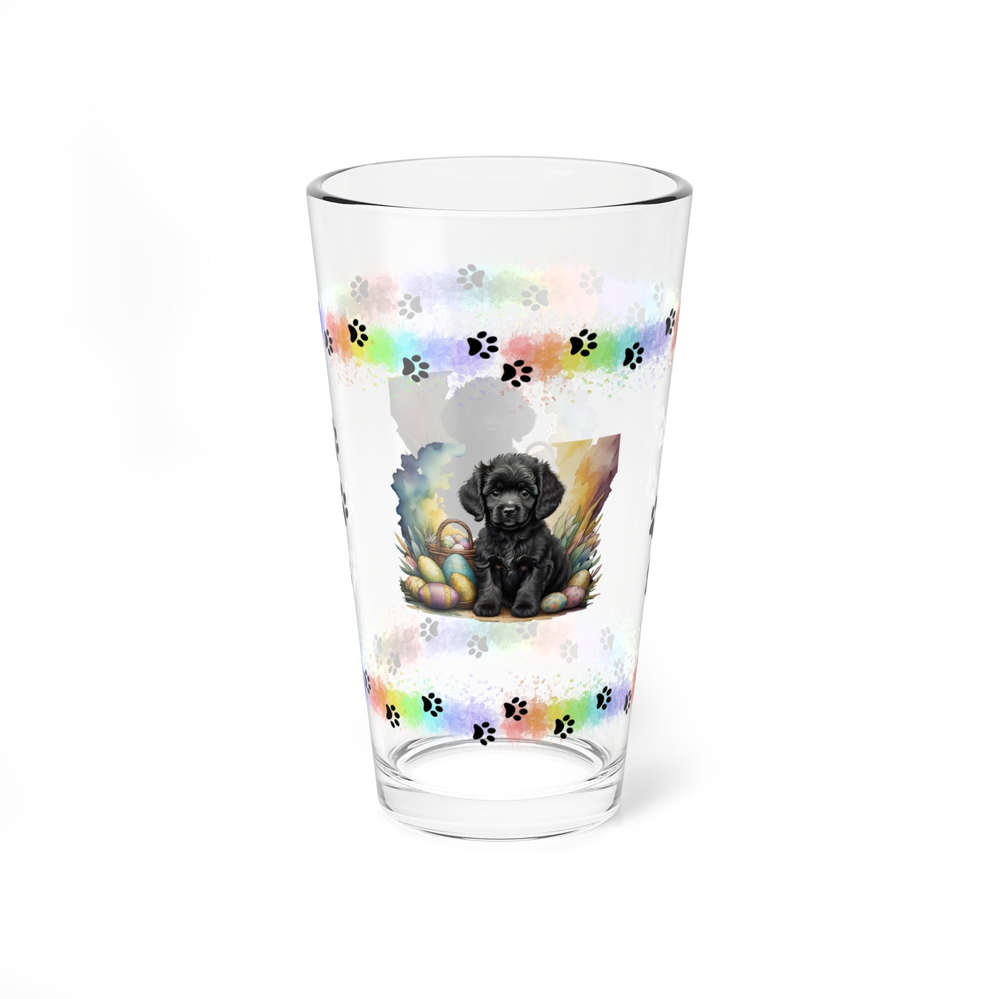 Poodle - Pawsitively Joyful Easter Puppy - Pint Glass, 16oz