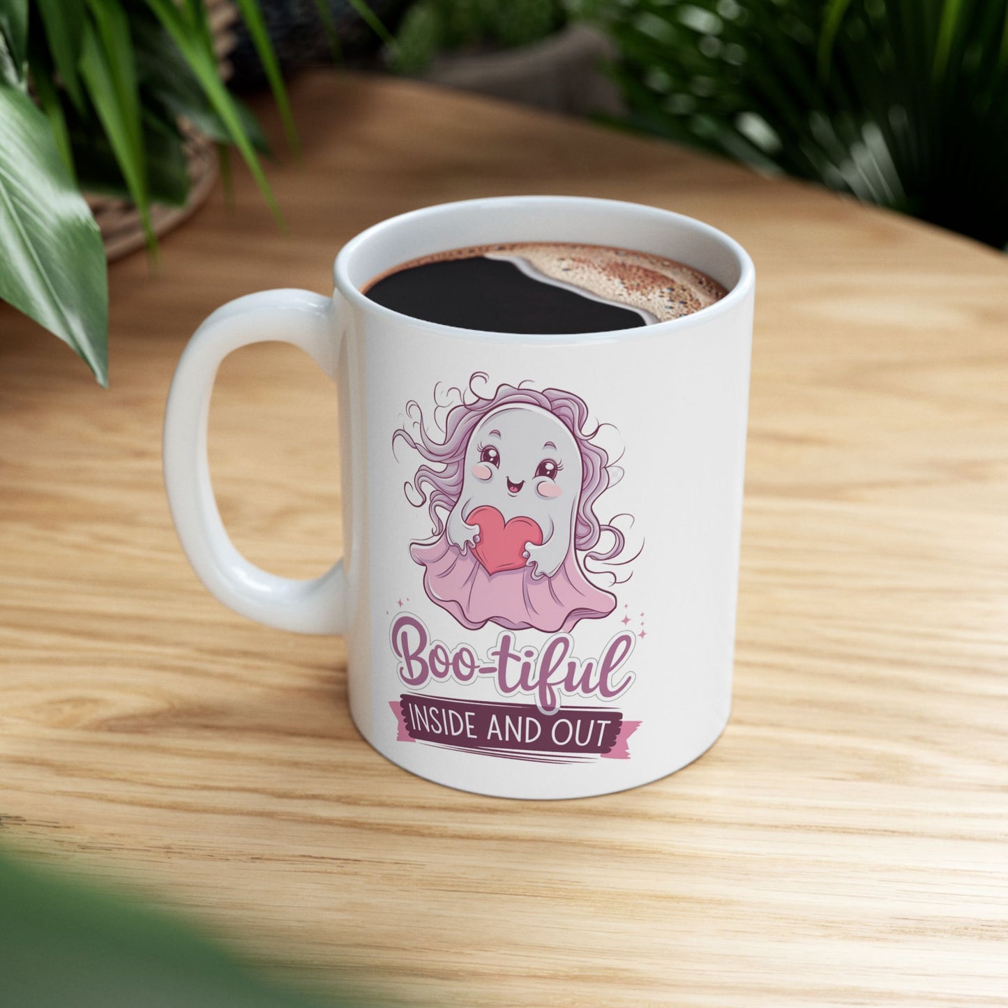 Boo-tiful Inside And Out Ceramic Mug, (11oz, 15oz)