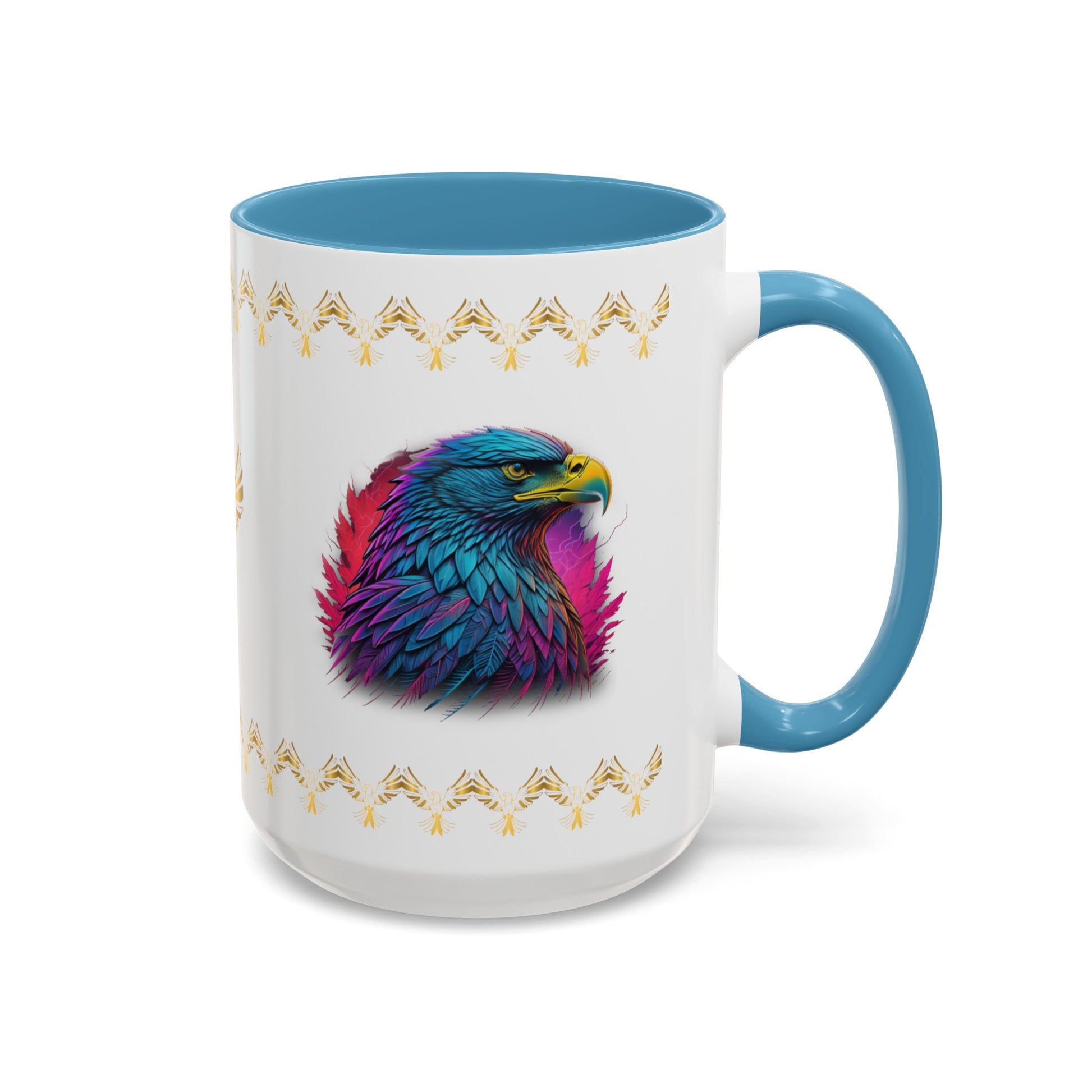 Triumphant Talons: Eagle Accent Coffee Mug (11, 15oz)