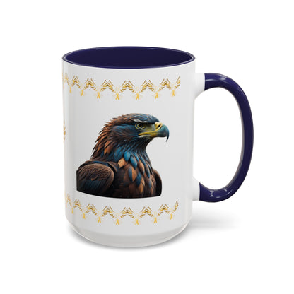 Talon Resilience: Eagle Accent Coffee Mug (11, 15oz)