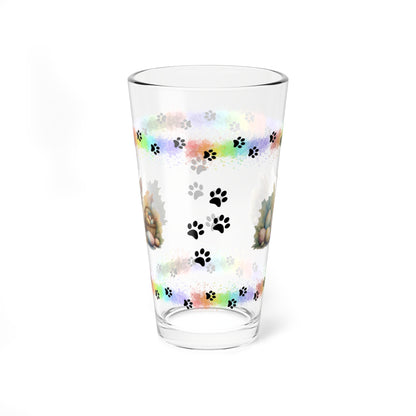 Devon Rex - Pawsitively Joyful Easter Kitten - Pint Glass, 16oz