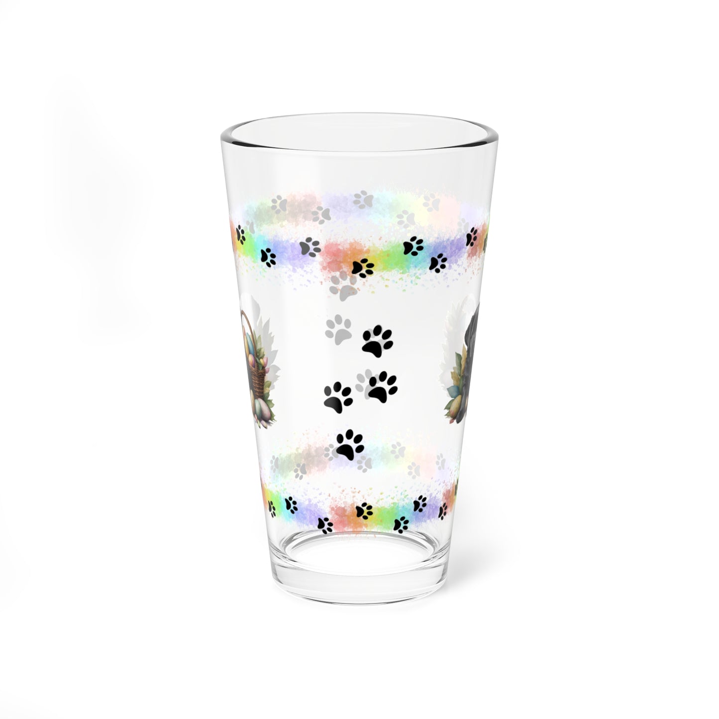 Newfoundland - Pawsitively Joyful Easter Puppy - Pint Glass, 16oz