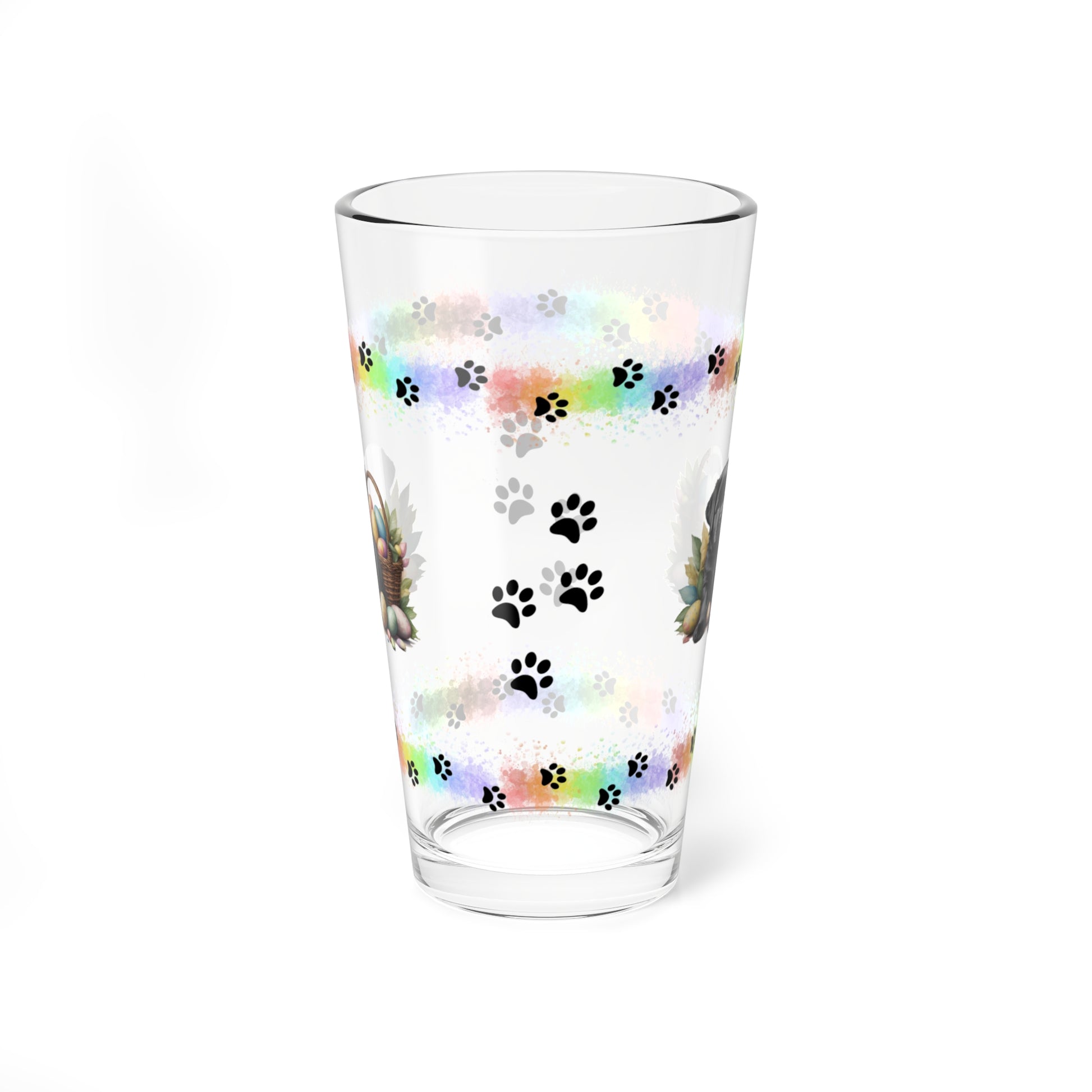 Newfoundland - Pawsitively Joyful Easter Puppy - Pint Glass, 16oz