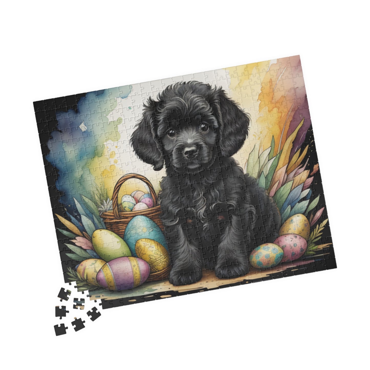 Poodle - Hoppy Paws Easter Delight Mental Health Puzzle