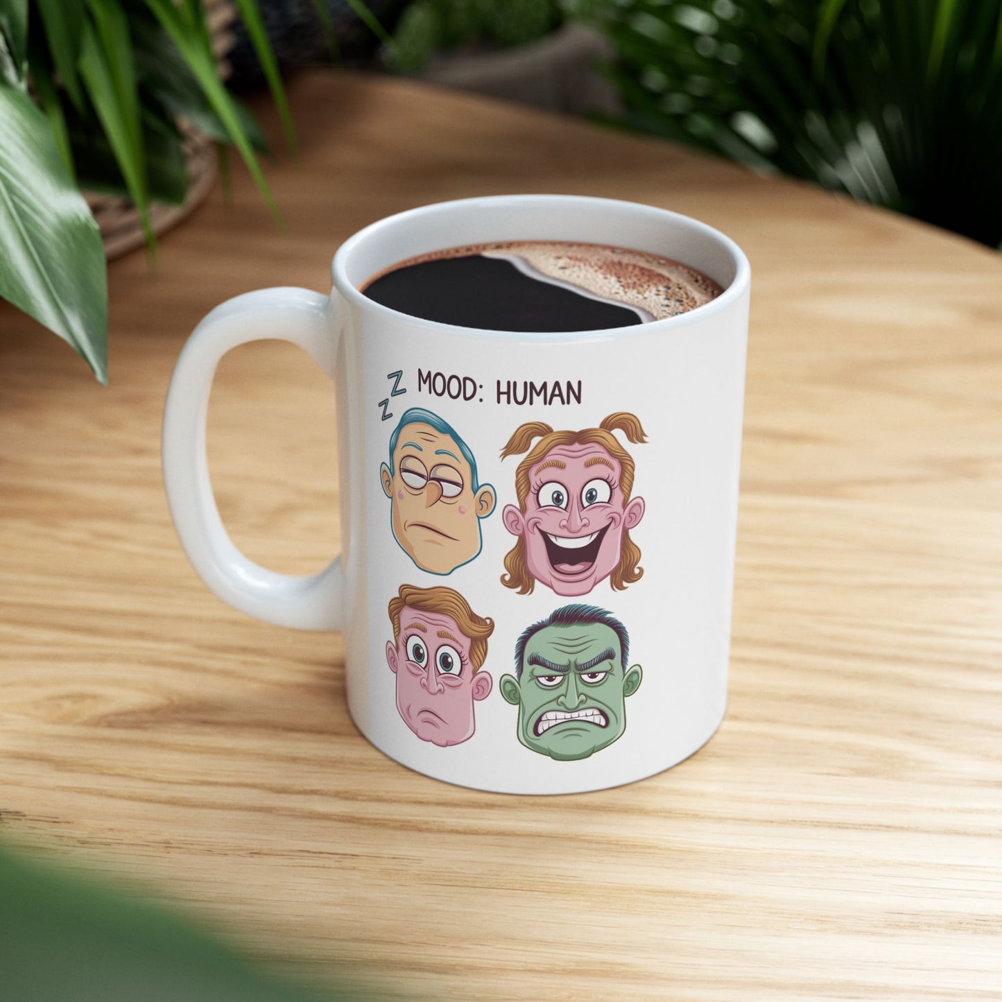 Mood: Human  - Ceramic Mug, (11oz, 15oz)