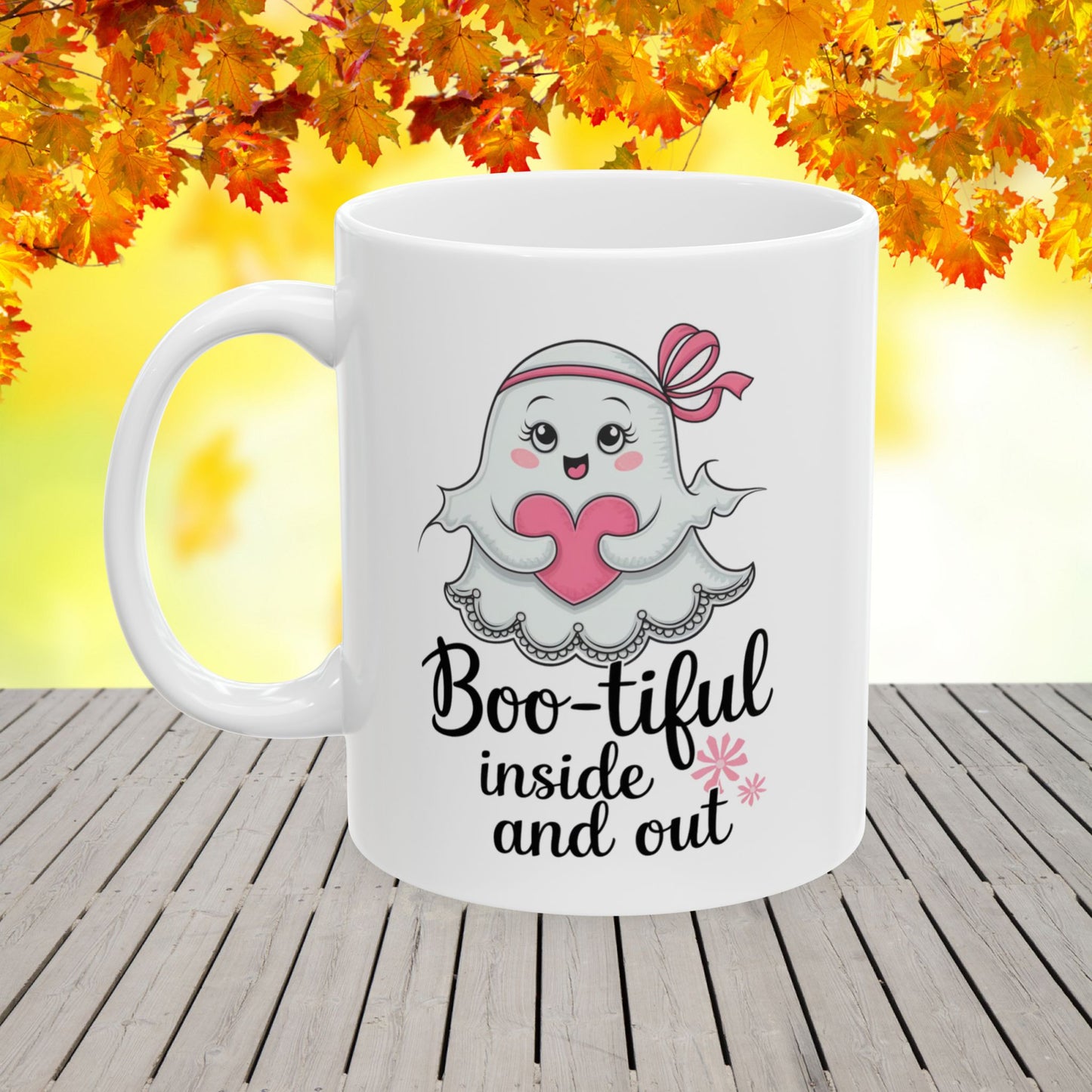 Boo-tiful Inside And Out Ceramic Mug, (11oz, 15oz)