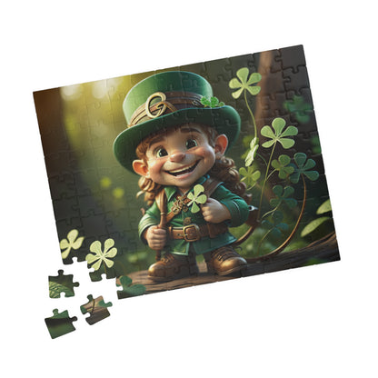 Mindful Leprechaun - St. Patrick's Day Mental Health Puzzle