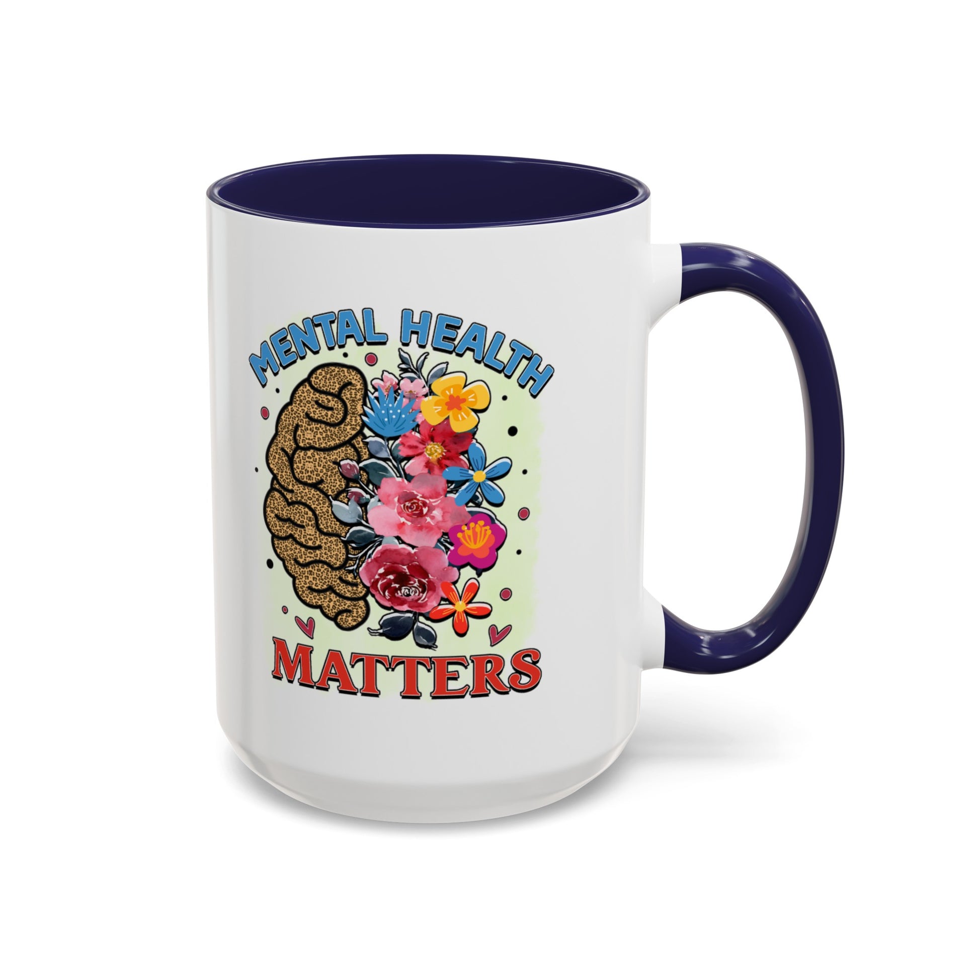 Mental Health Matters - Accent Coffee Mug (11, 15oz)