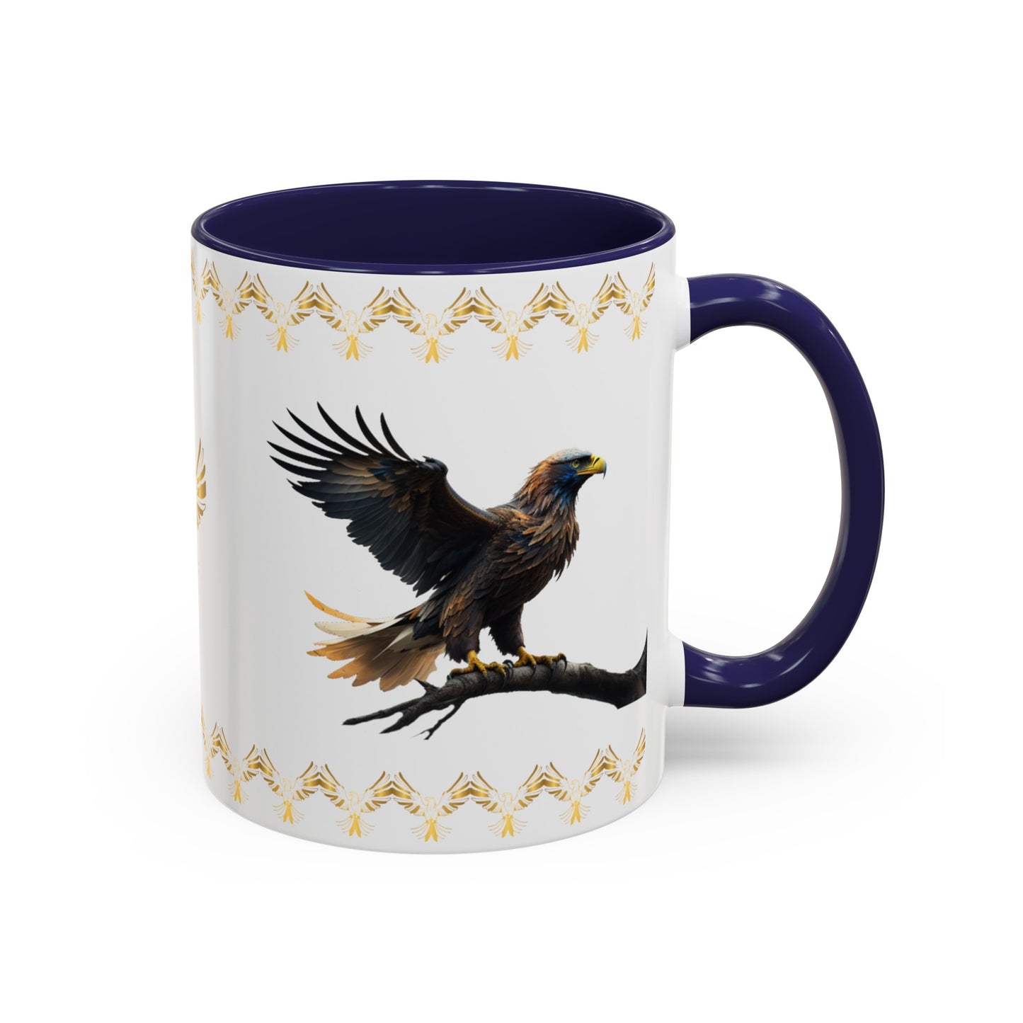 Sky Majesty Triumph: Eagle Accent Coffee Mug (11, 15oz)