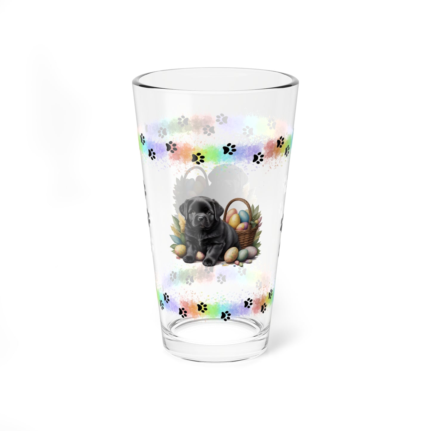 Newfoundland - Pawsitively Joyful Easter Puppy - Pint Glass, 16oz