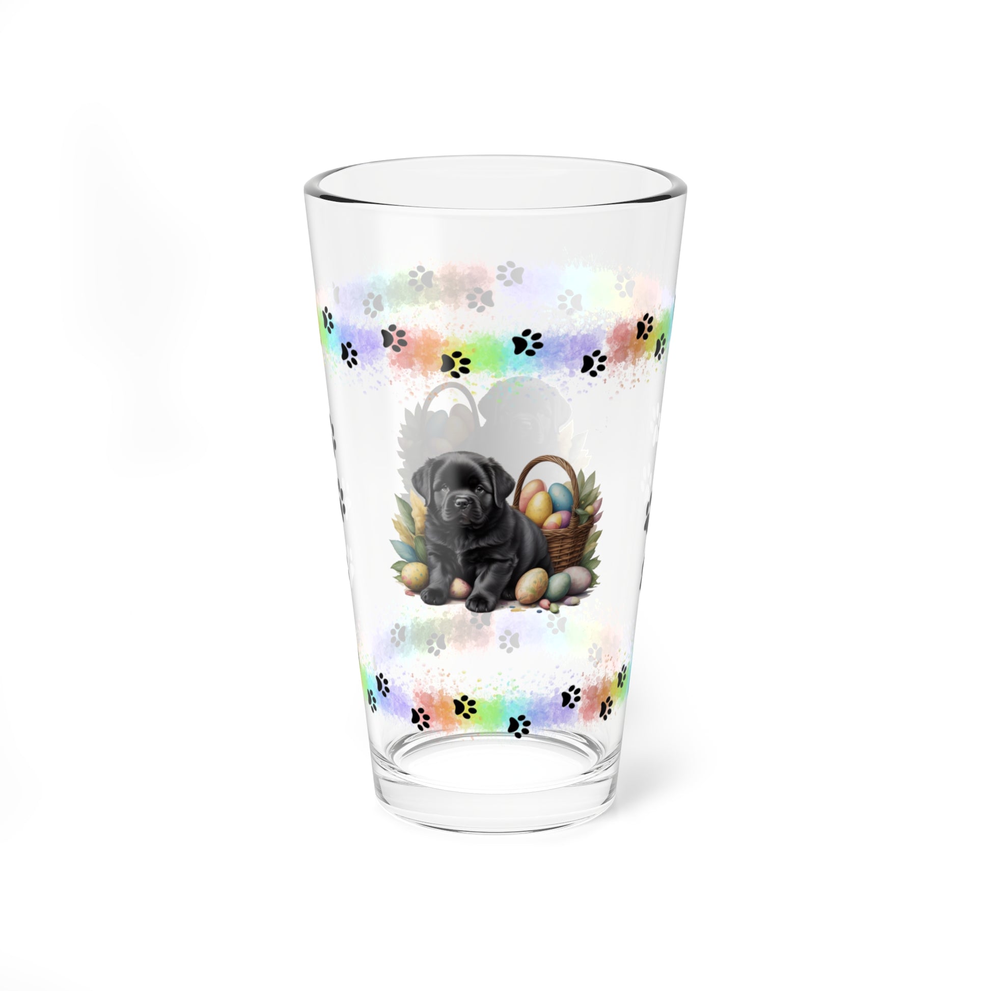 Newfoundland - Pawsitively Joyful Easter Puppy - Pint Glass, 16oz