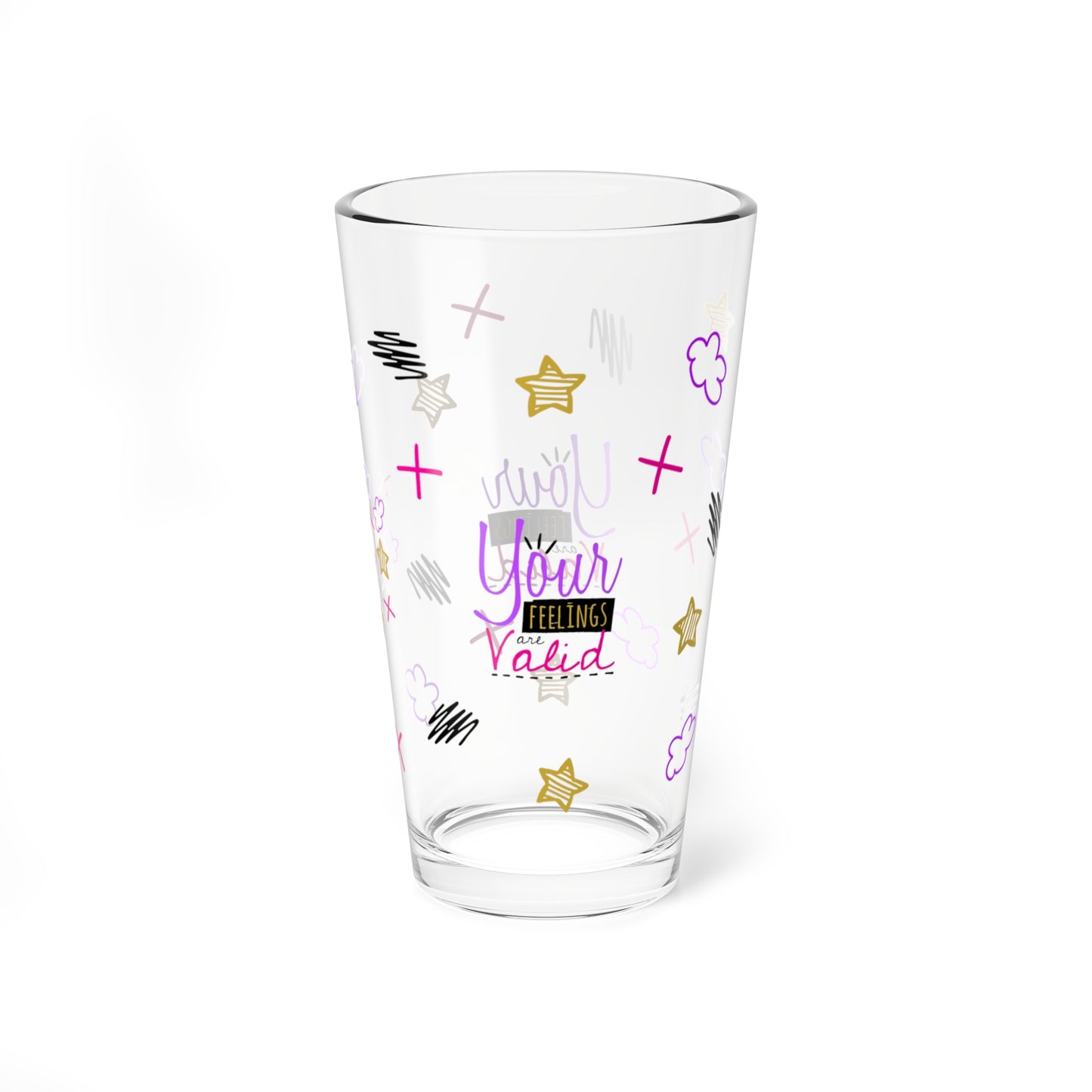 Your Feelings Are Valid - Depression Awareness - Pint Glass