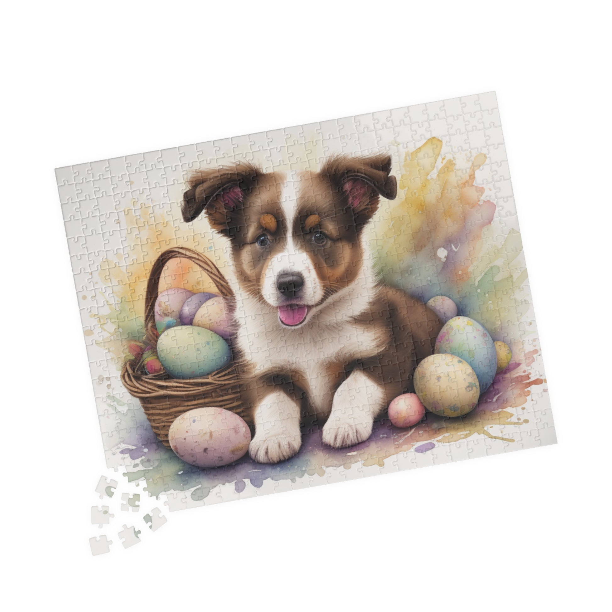 Border Collie - Hoppy Paws Easter Delight Mental Health Puzzle