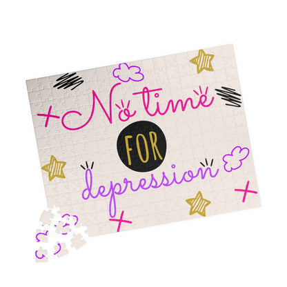 No Time For Depression - Doodles - Puzzle