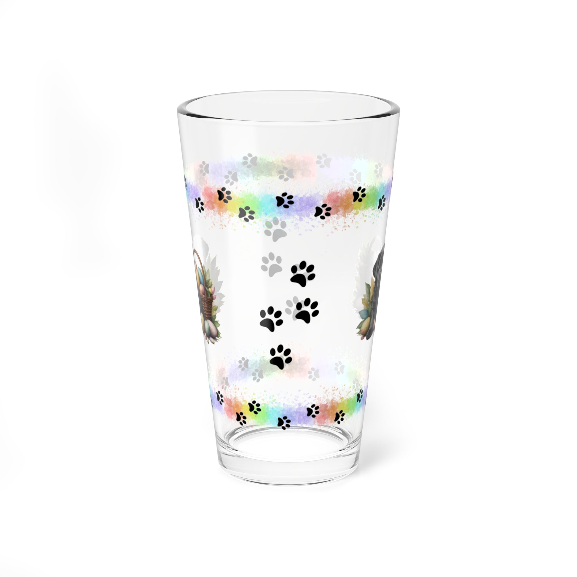 Newfoundland - Pawsitively Joyful Easter Puppy - Pint Glass, 16oz