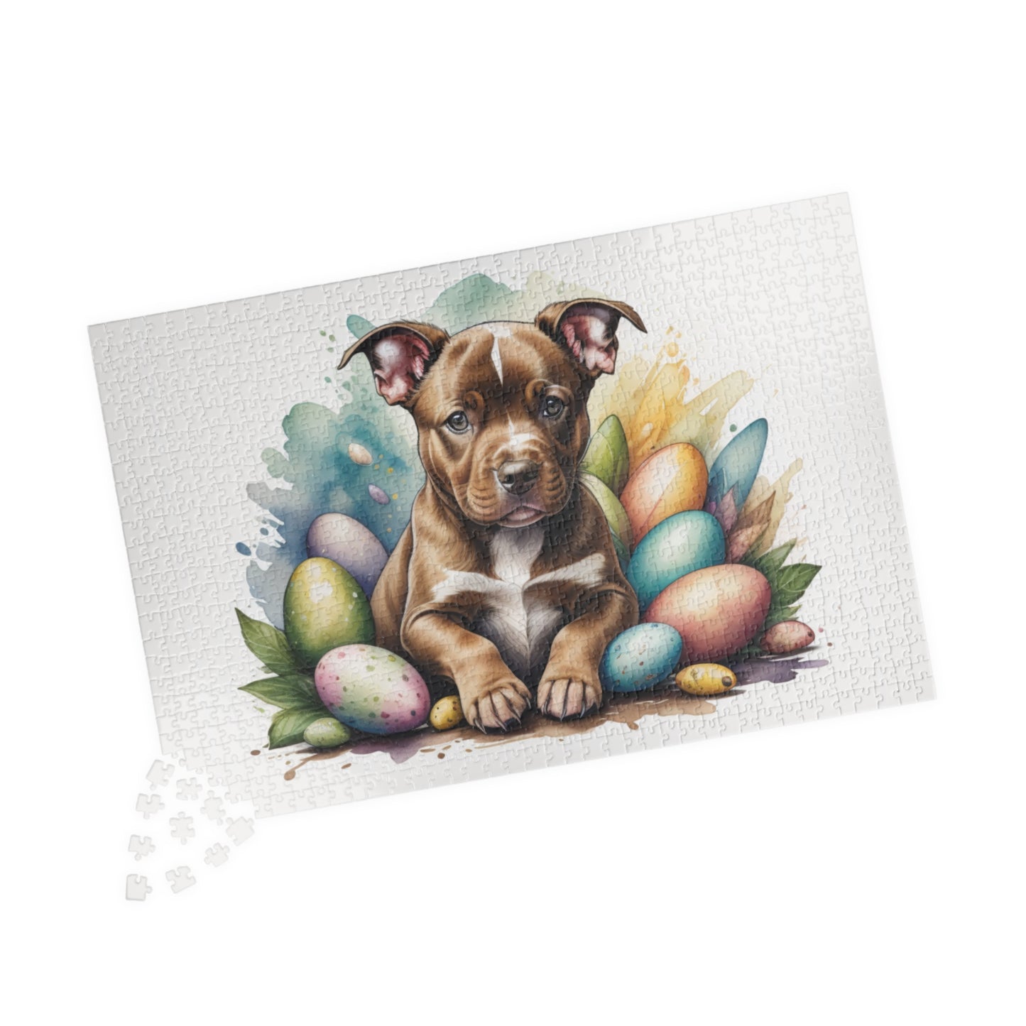 Pitbull - Hoppy Paws Easter Delight Mental Health Puzzle