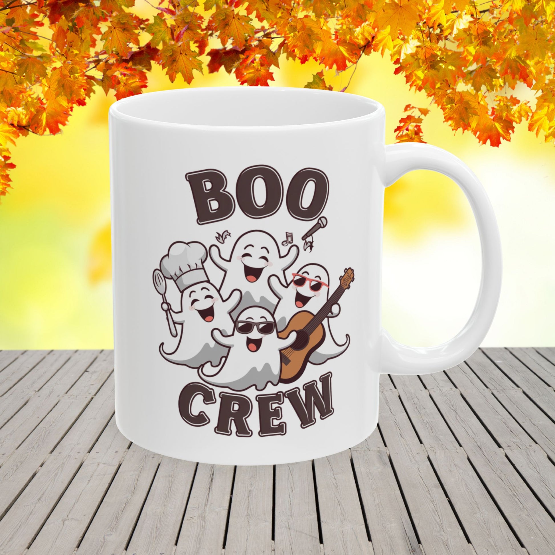 Boo Crew Ceramic Mug, (11oz, 15oz)