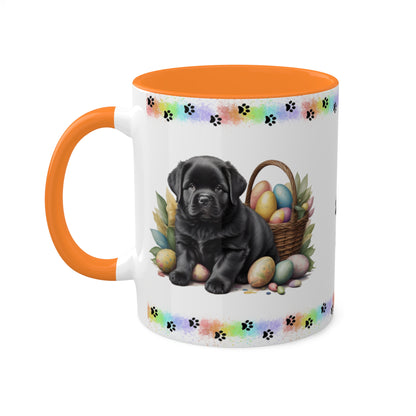 Newfoundland - Eggstra-Adorable Easter Puppy Two-Tone Coffee Mug, 11oz