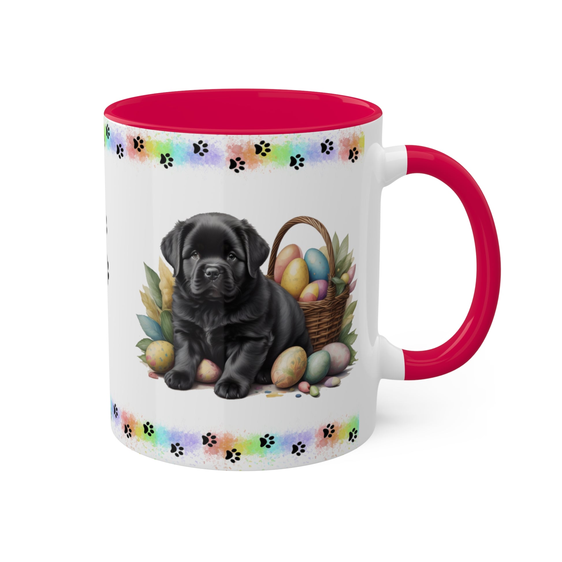 Newfoundland - Eggstra-Adorable Easter Puppy Two-Tone Coffee Mug, 11oz