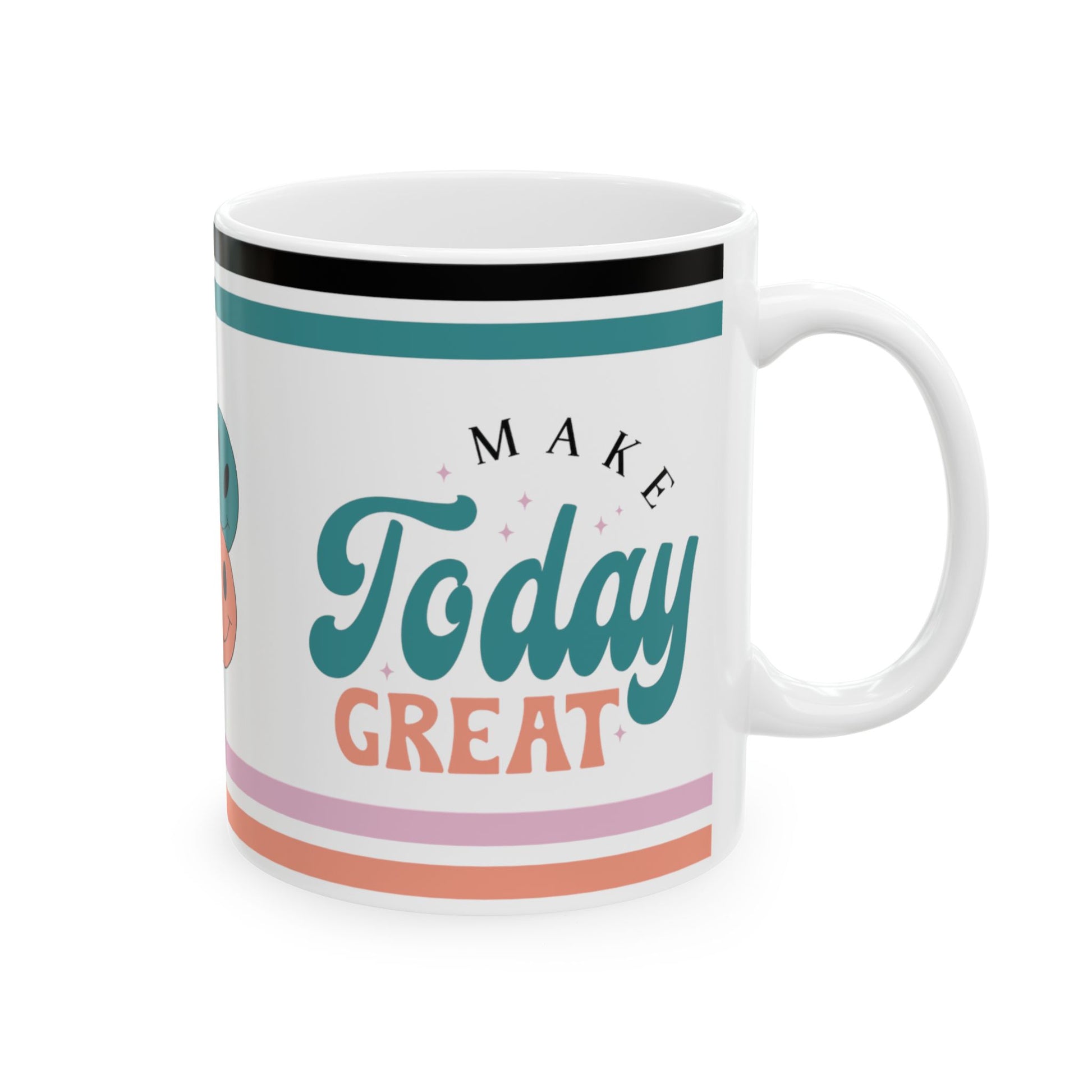 Make Today Great Retro Ceramic Mug, (11oz, 15oz)