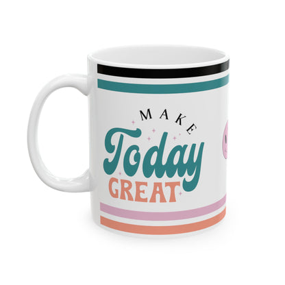 Make Today Great Retro Ceramic Mug, (11oz, 15oz)