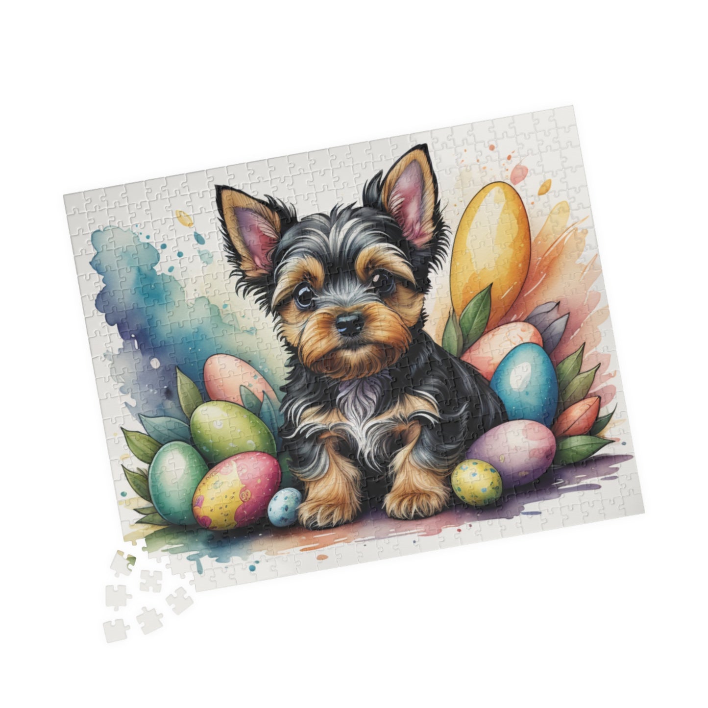 Yorkshire Terrier - Hoppy Paws Easter Delight Mental Health Puzzle