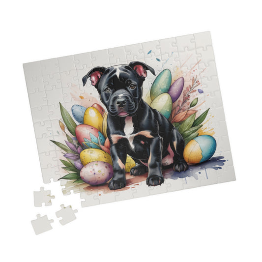 Pitbull - Hoppy Paws Easter Delight Mental Health Puzzle