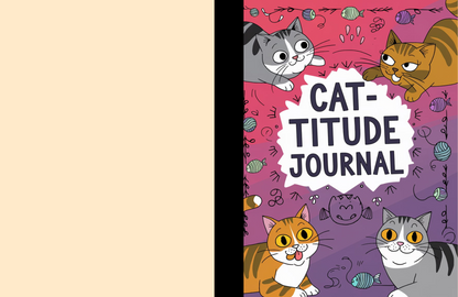 Cat-titude Journal Composition Notebook for Journaling, Therapy, Self-Care, Anxiety, Mindfulness, Affirmations & Wellness Writing