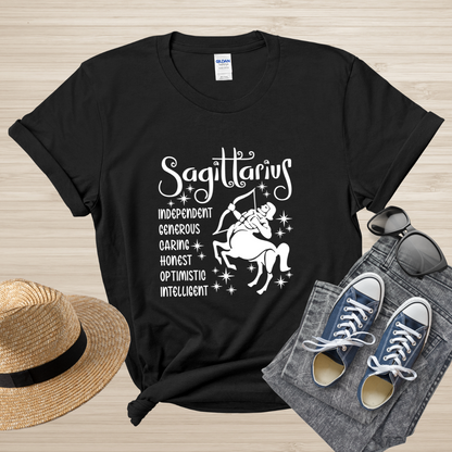 Sagittarius Zodiac T-Shirt, Sagittarius Astrology tshirt, Horoscope Gift, Sagittarius Birthday, Perfect Gift for Sagittarius, Zodiac Tee