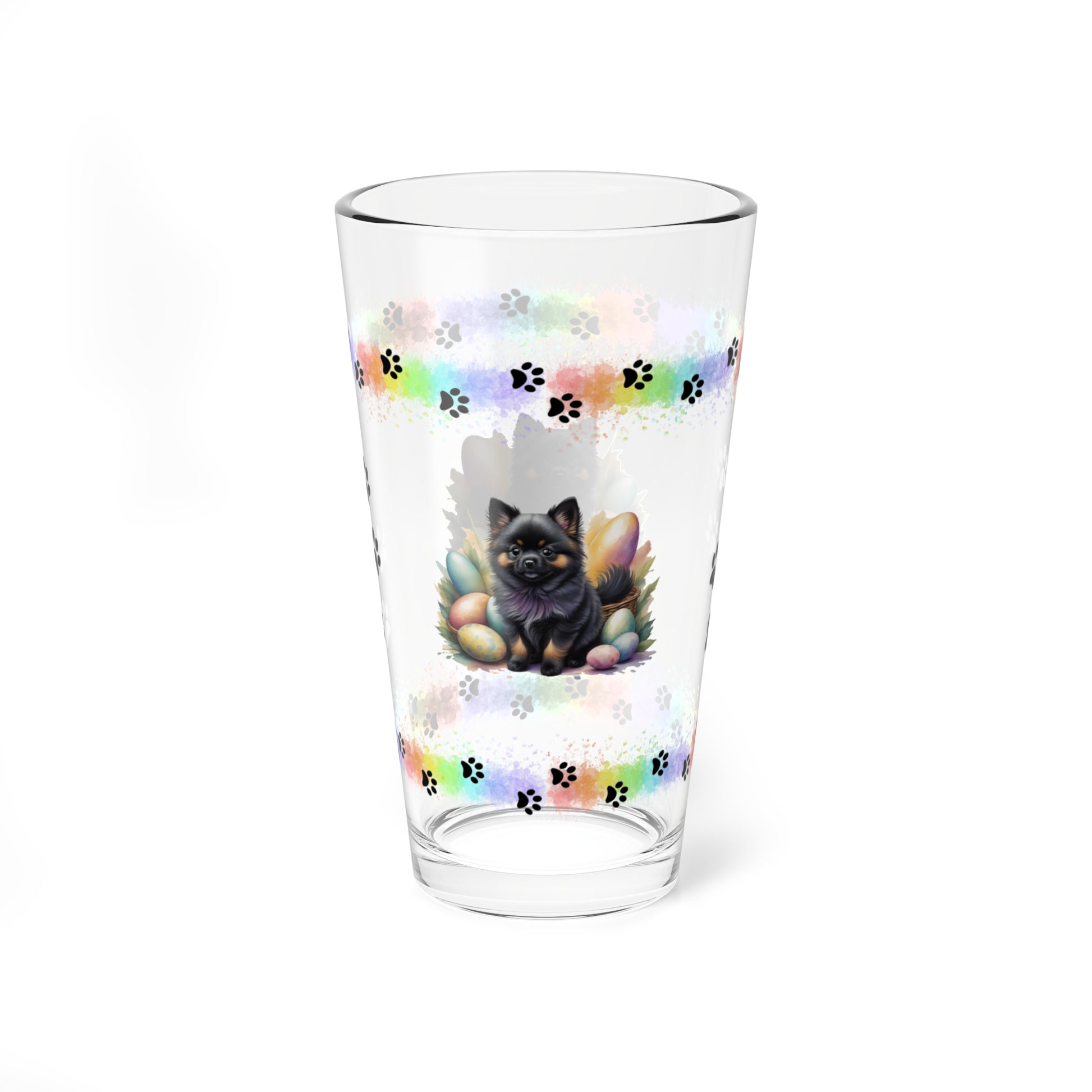 Pomeranian - Pawsitively Joyful Easter Puppy - Pint Glass, 16oz