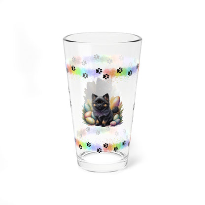 Pomeranian - Pawsitively Joyful Easter Puppy - Pint Glass, 16oz