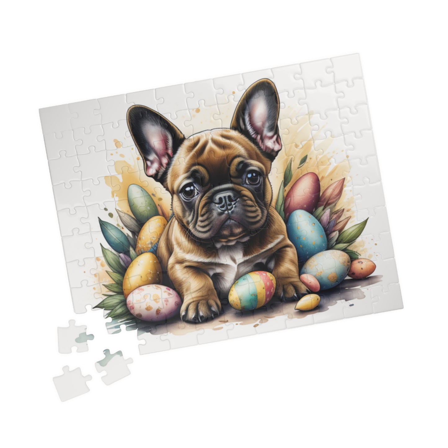 French Bulldog (Fawn) Easter Puppy Puzzle - Dog Lovers, Mental Health Benefits, Holiday Fun, Mindfulness, Stress Relief, Festive Gift