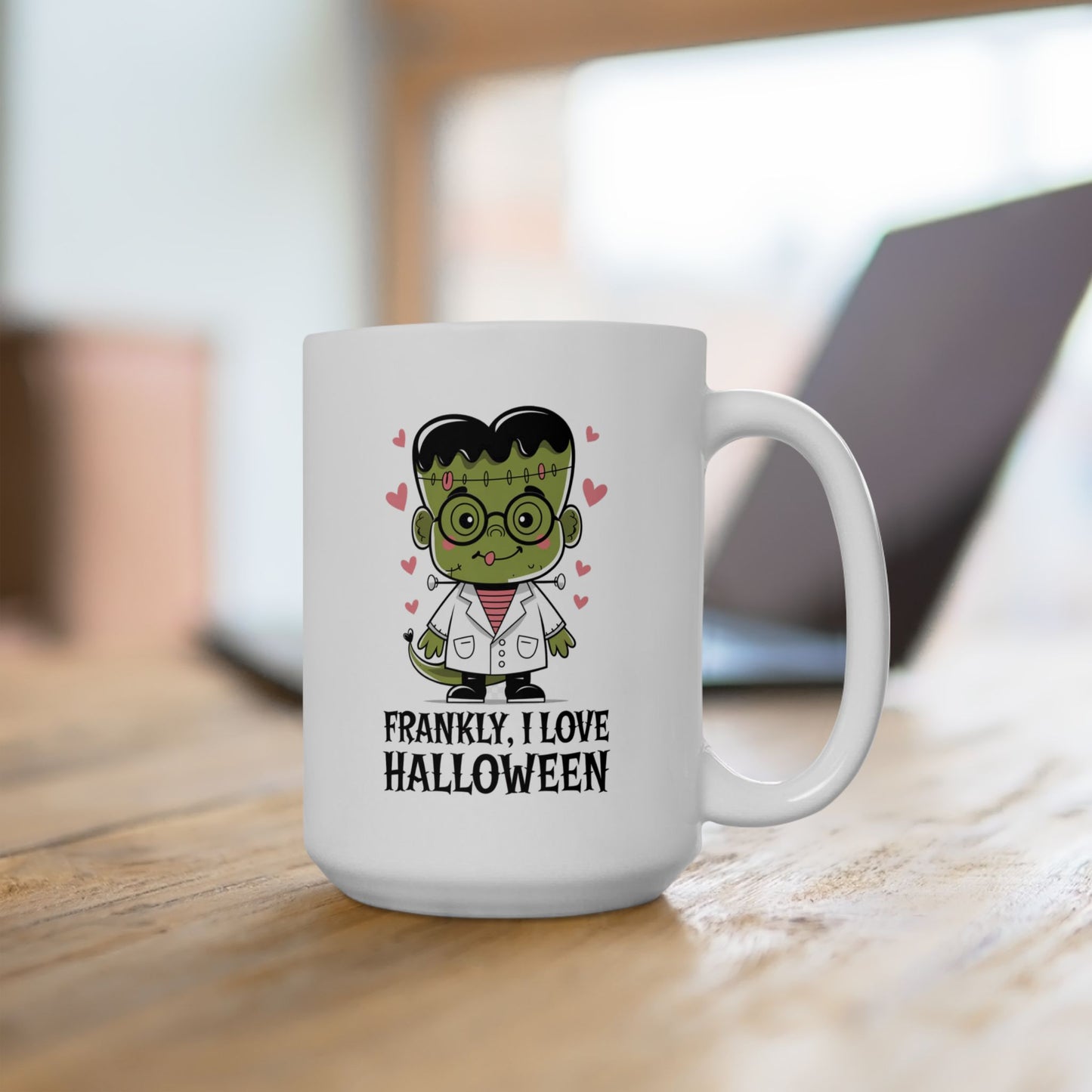 Frankly, I Love Halloween Ceramic Mug, (11oz, 15oz)