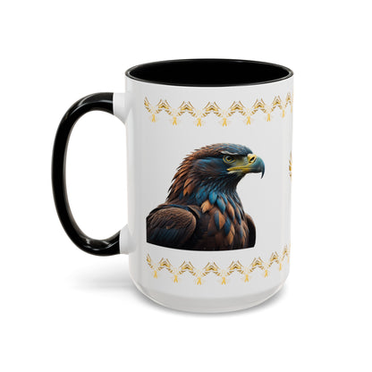 Talon Resilience: Eagle Accent Coffee Mug (11, 15oz)