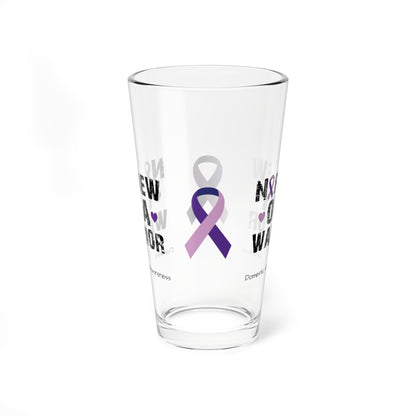 Nephew of a Warrior - Domestic Violence Awareness Warrior Pint Glass, 16oz