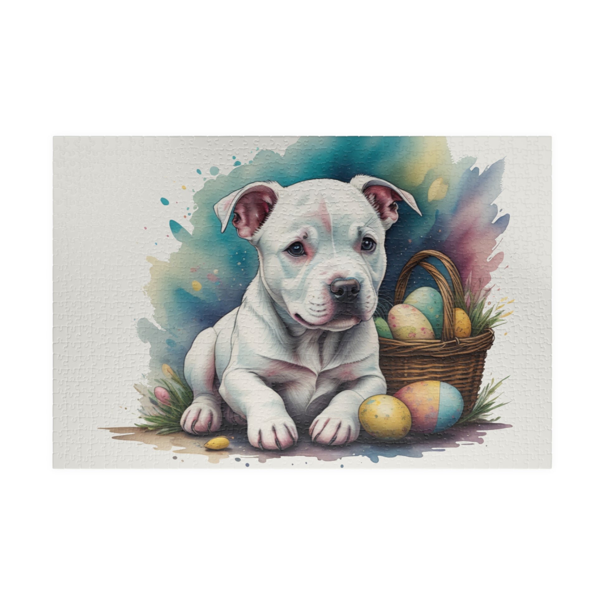 Pitbull - Hoppy Paws Easter Delight Mental Health Puzzle