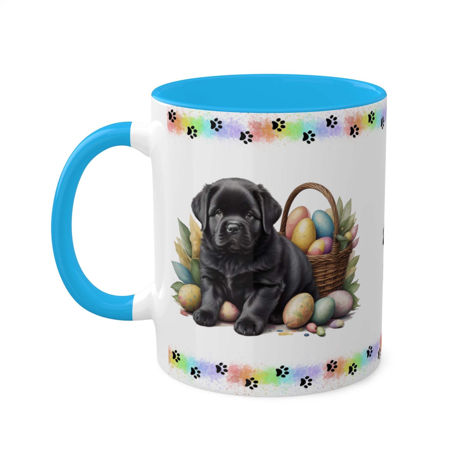 Newfoundland - Eggstra-Adorable Easter Puppy Two-Tone Coffee Mug, 11oz