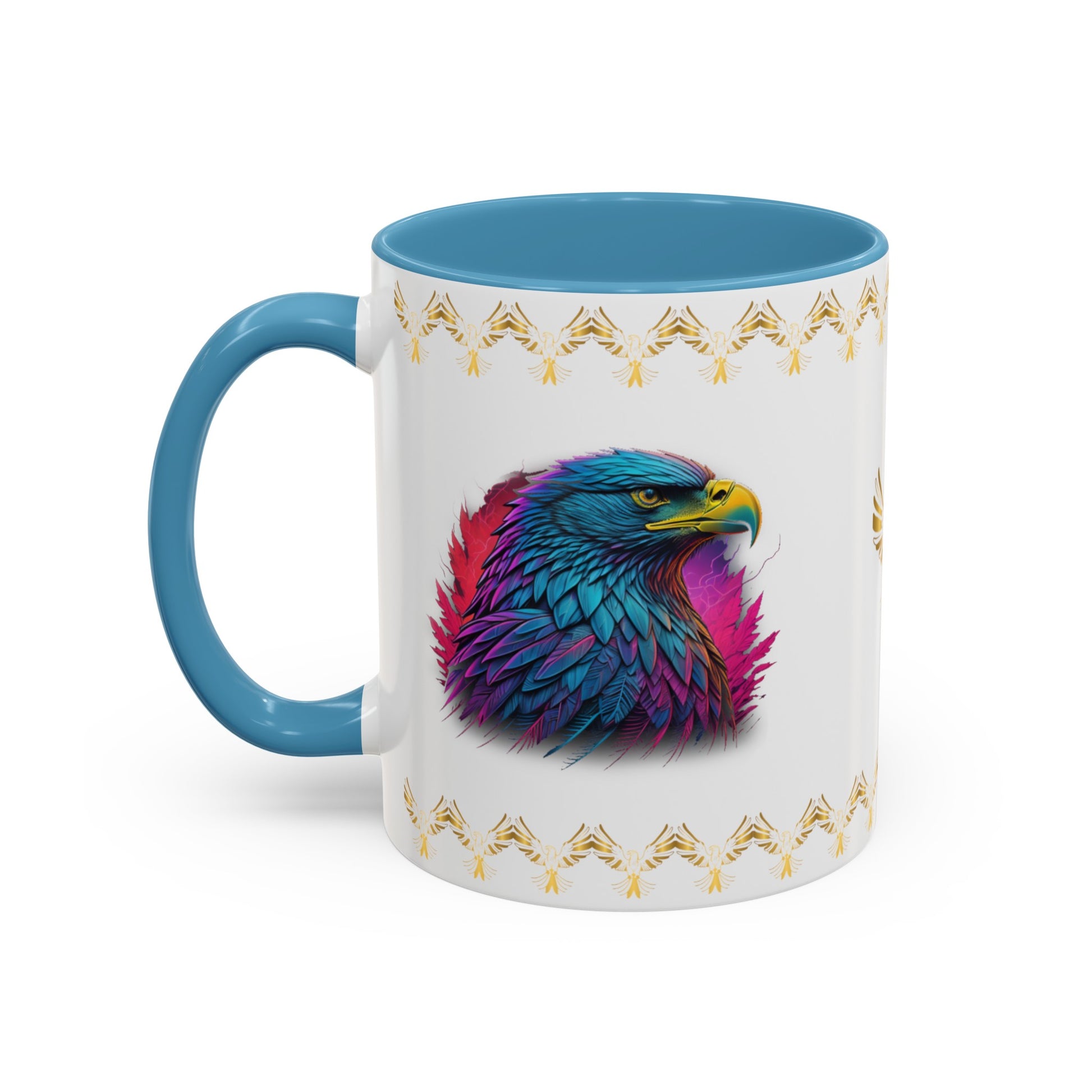 Triumphant Talons: Eagle Accent Coffee Mug (11, 15oz)